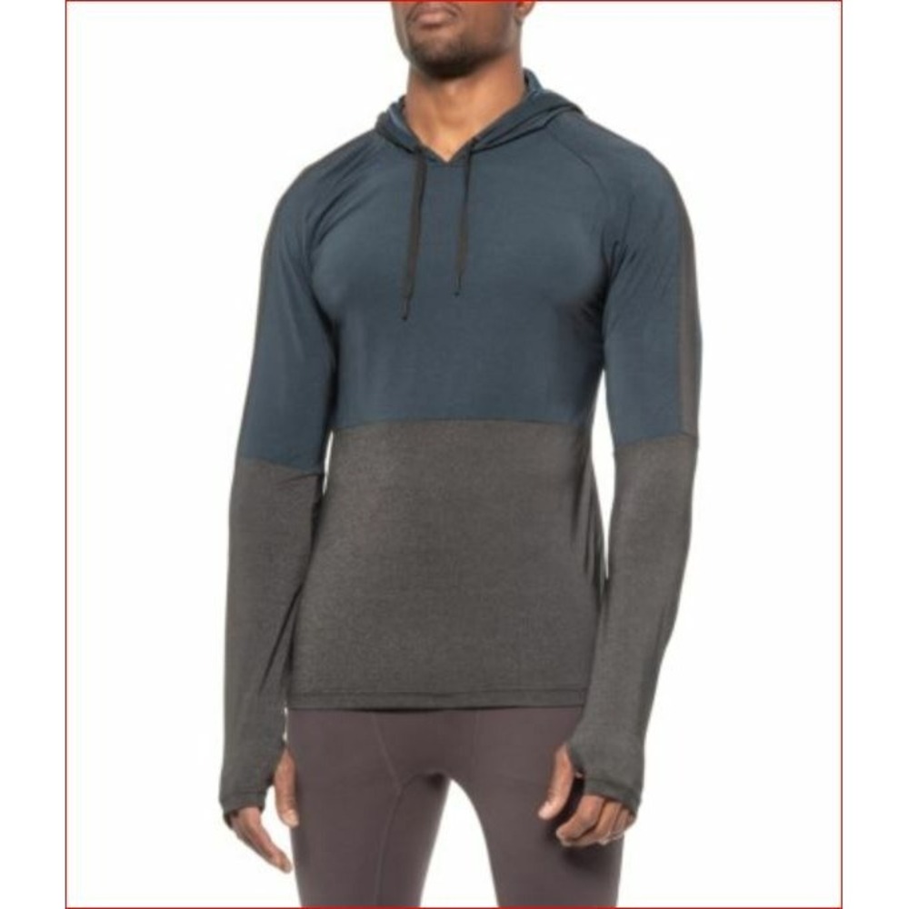 Blanc Noir men jacket hoodie sweatshirt BMT52300 navy black XL $99